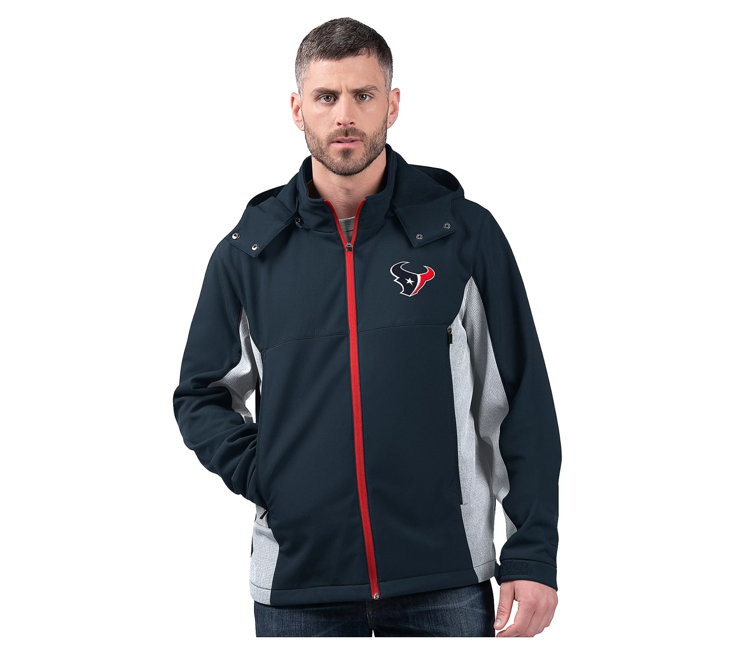 NthtFL Men's Soft Shell Bonded Jacket